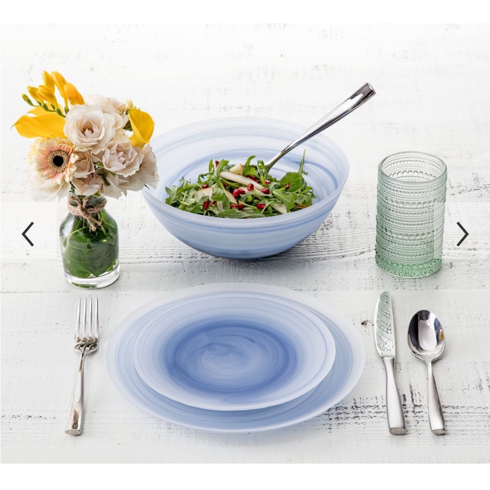Fortessa La Jolla Glass Salad Plates from Pottery Barn